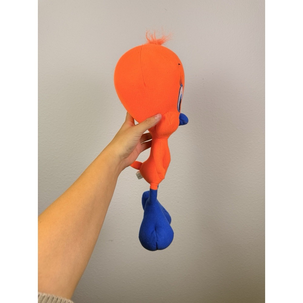 Tweety Bird Looney Tunes Warner Bros Small Plush Orange Blue VTG 2000s - Picture 2 of 6